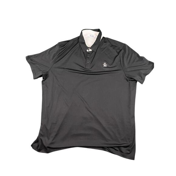 Original Penguin / Munsingwear Black Golf Polo — Men’s XXL Performance Shirt - Picture 1 of 9